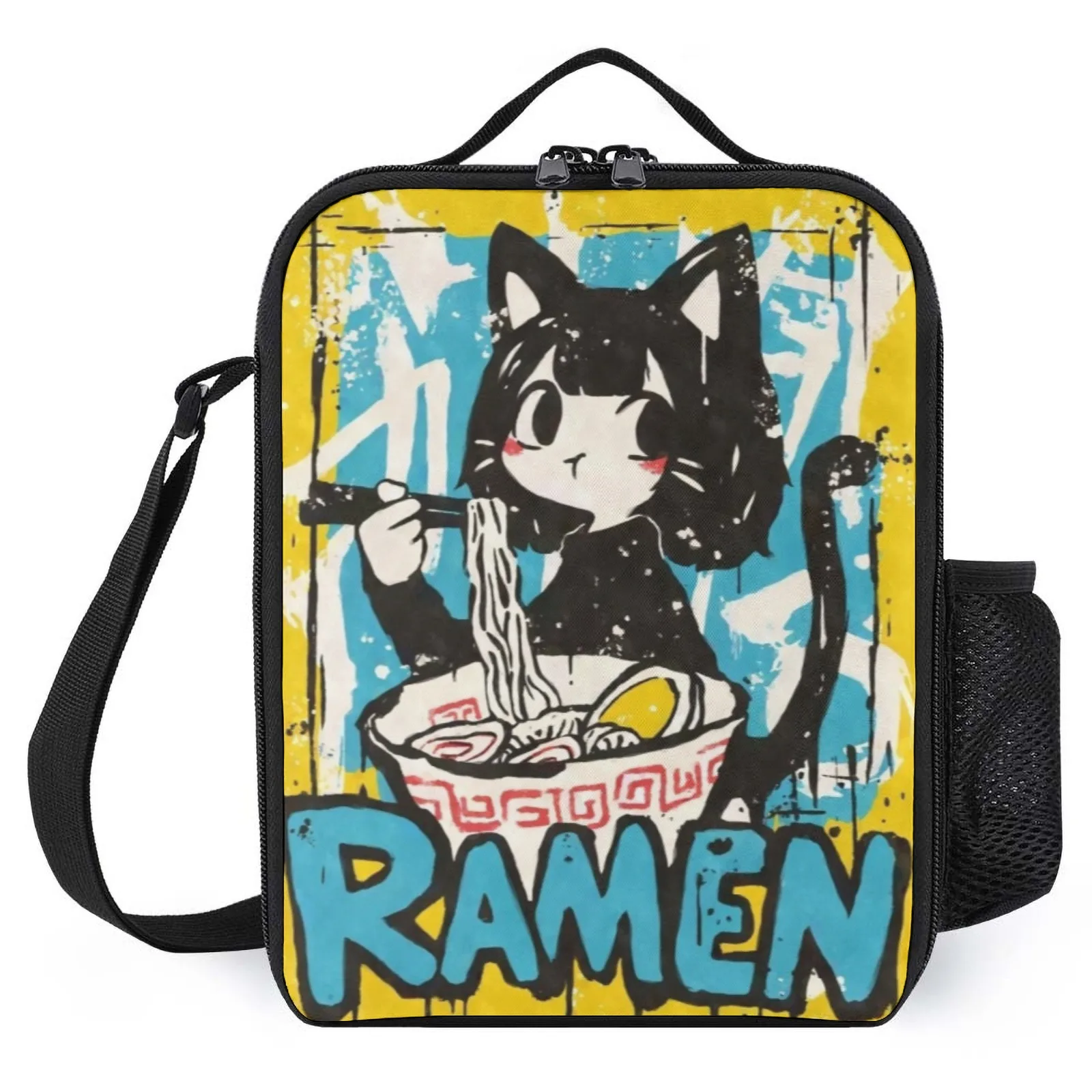 

Kawaii аниме Ramen граффити Lonchera Termica с принтом на заказ Professions Ланч-бокс Термальный ланч-бокс Изоляционная сумка для ланча