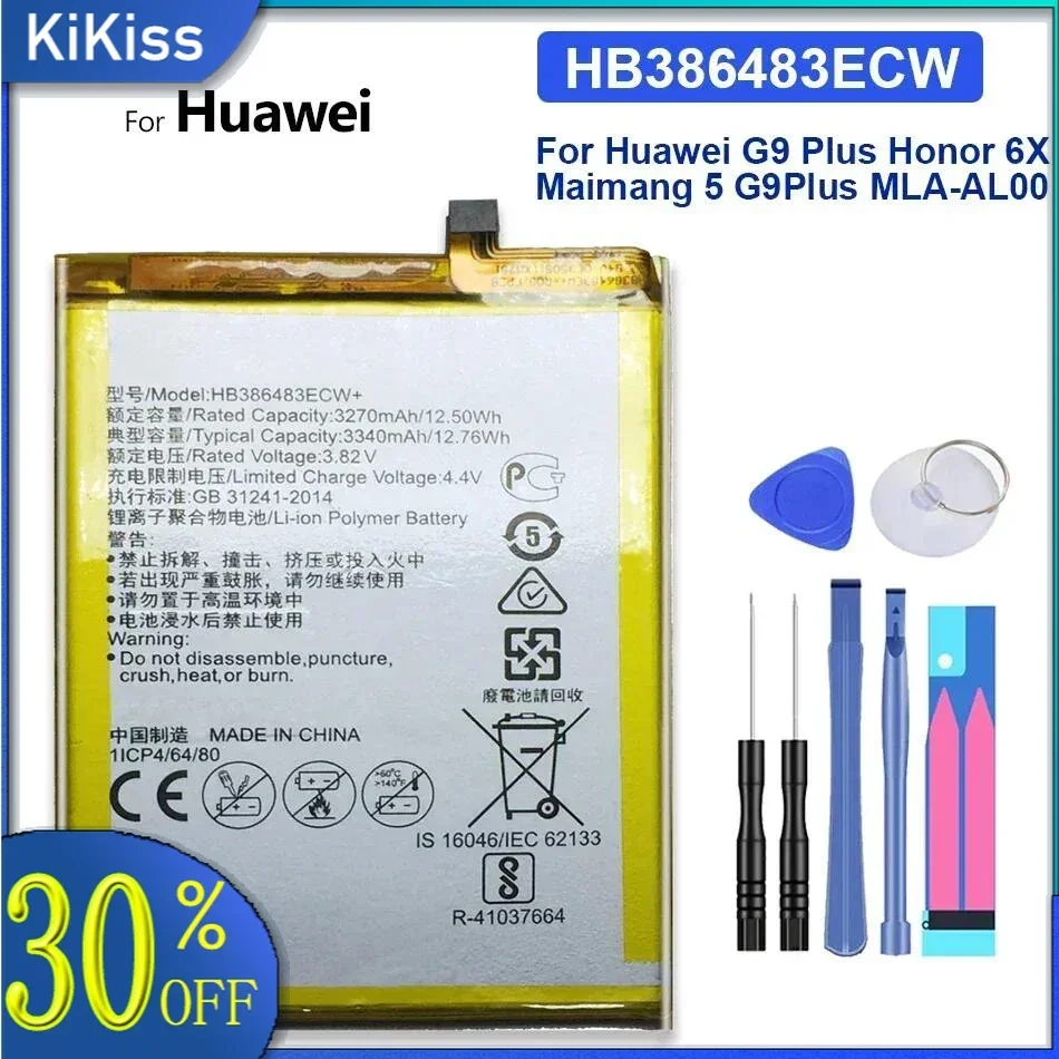 HB386483ECW Battery For Huawei Honor 6X/GR5 2017 BLL-L23 L22/Mate 9 Mate9 Lite 9Lite BLN-L24 L22 L21