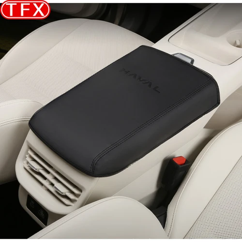 Para Haval nuevo H6 4th Gen 2025 2026 estilo de coche compartimento para reposabrazos Central cubierta protectora de cuero cubierta antisuciedad accesorios para automóviles