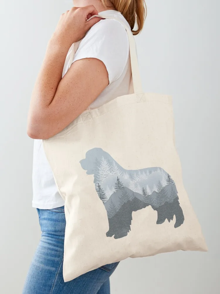 

Newfie Tree Design Tote Bag bags for women canvas tote bag tote bag university Women's handbag
