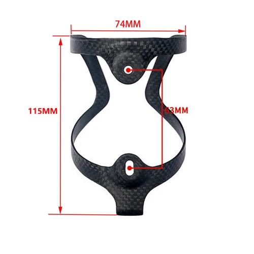 Imagen 2 del producto Portabotellas ultraligero de fibra de carbono para bicicleta de montaña/carretera, imprescindible, 15G