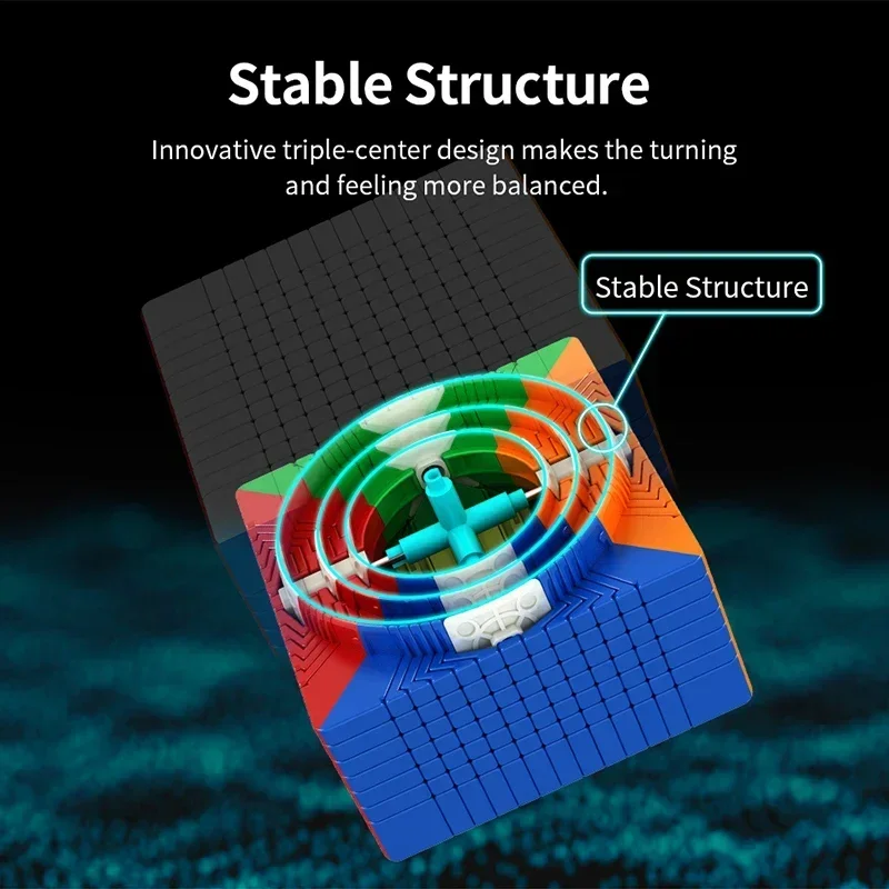 [Picube] MoYu MeiLong 13x13 12x12 11x11 10x10 マジック キューブ パズル ステッカーレス ステッカー キッズ キューブ フィジェット おもちゃ パズル Cubo Mágico
