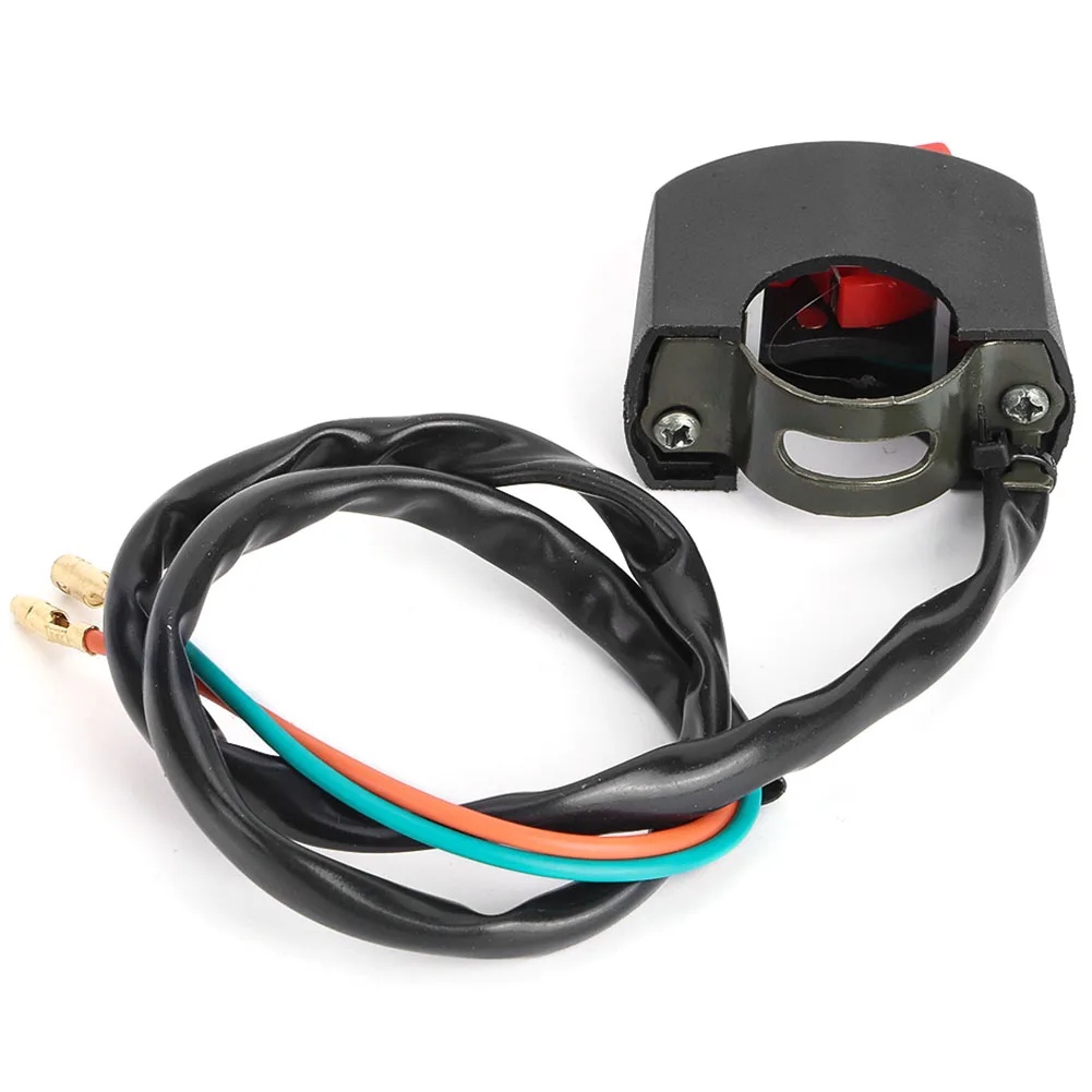 Motorcycle 7/8inch Handlebar Mount LED Headlight On/Off Switch with Button Motorcycle Handlebar Switch Control