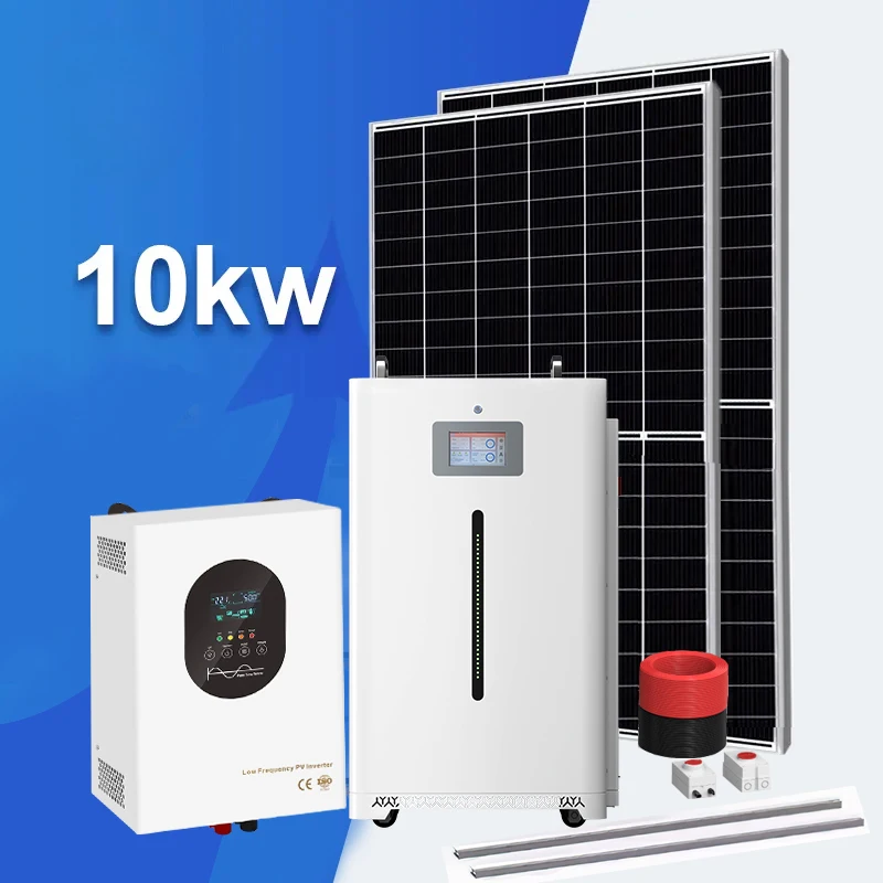 10KW 51.2V High Efficiency Lithium Battery Off Grid Solar Energy Storage Complete Household Power Kit