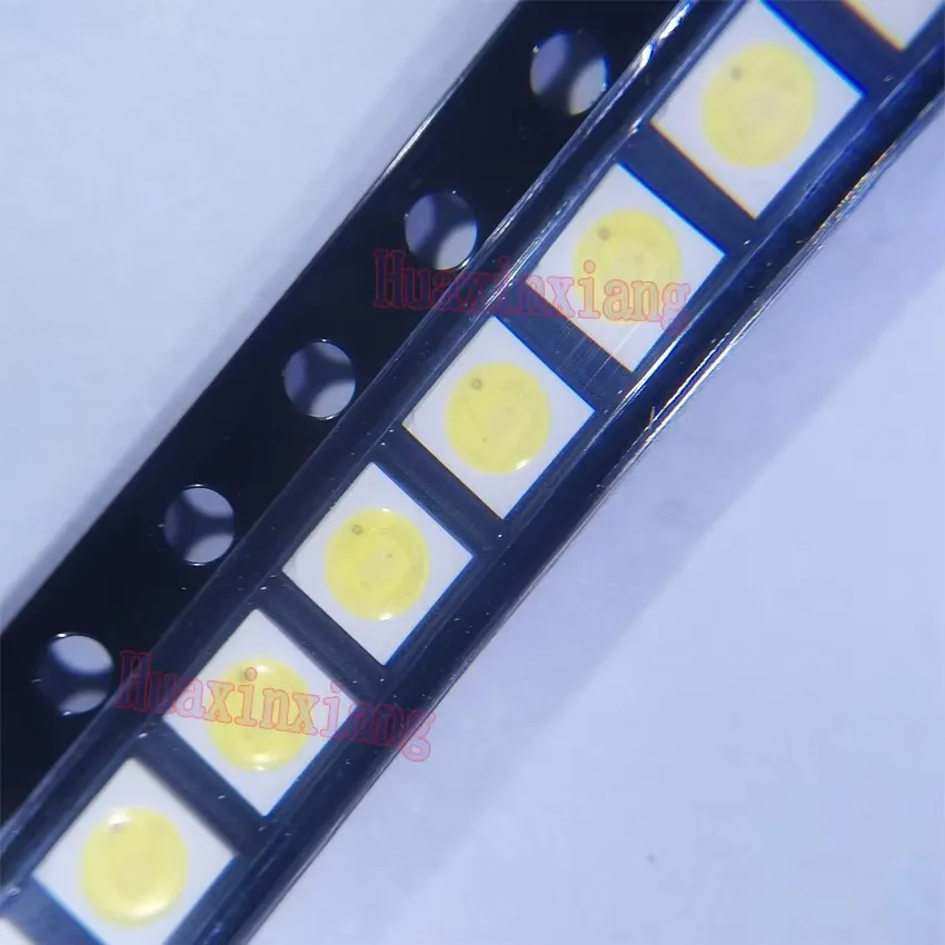 100PCS/Lot  SMD LED 3030 3V Cold White 70LM 250mA Beads For TV Backlight