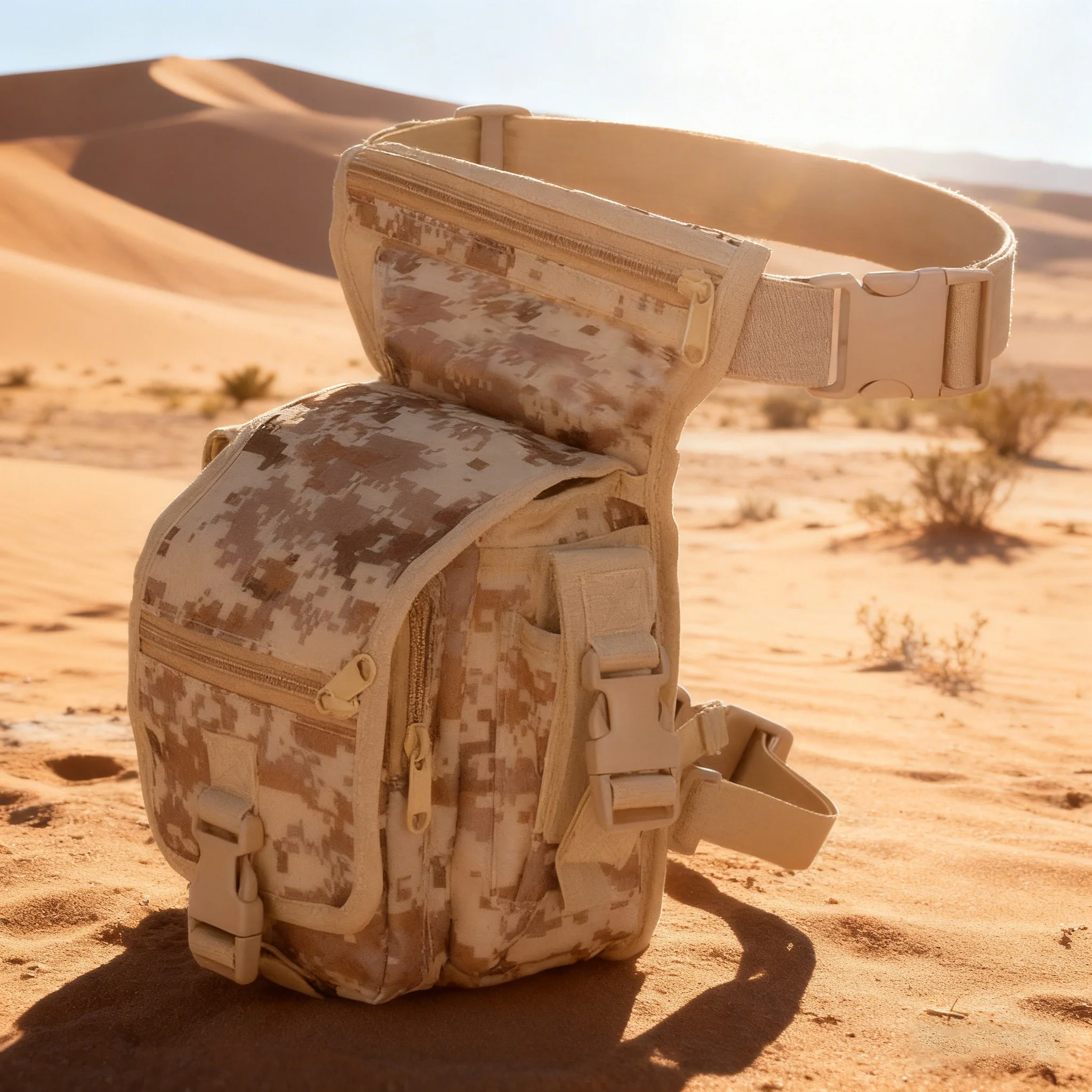 

Men's Tactical Drop Leg Bag Multifunctional Waist Pack Adjustable Thigh Belt Hiking Sports Cycling Waterproof Nylon Camping Bag