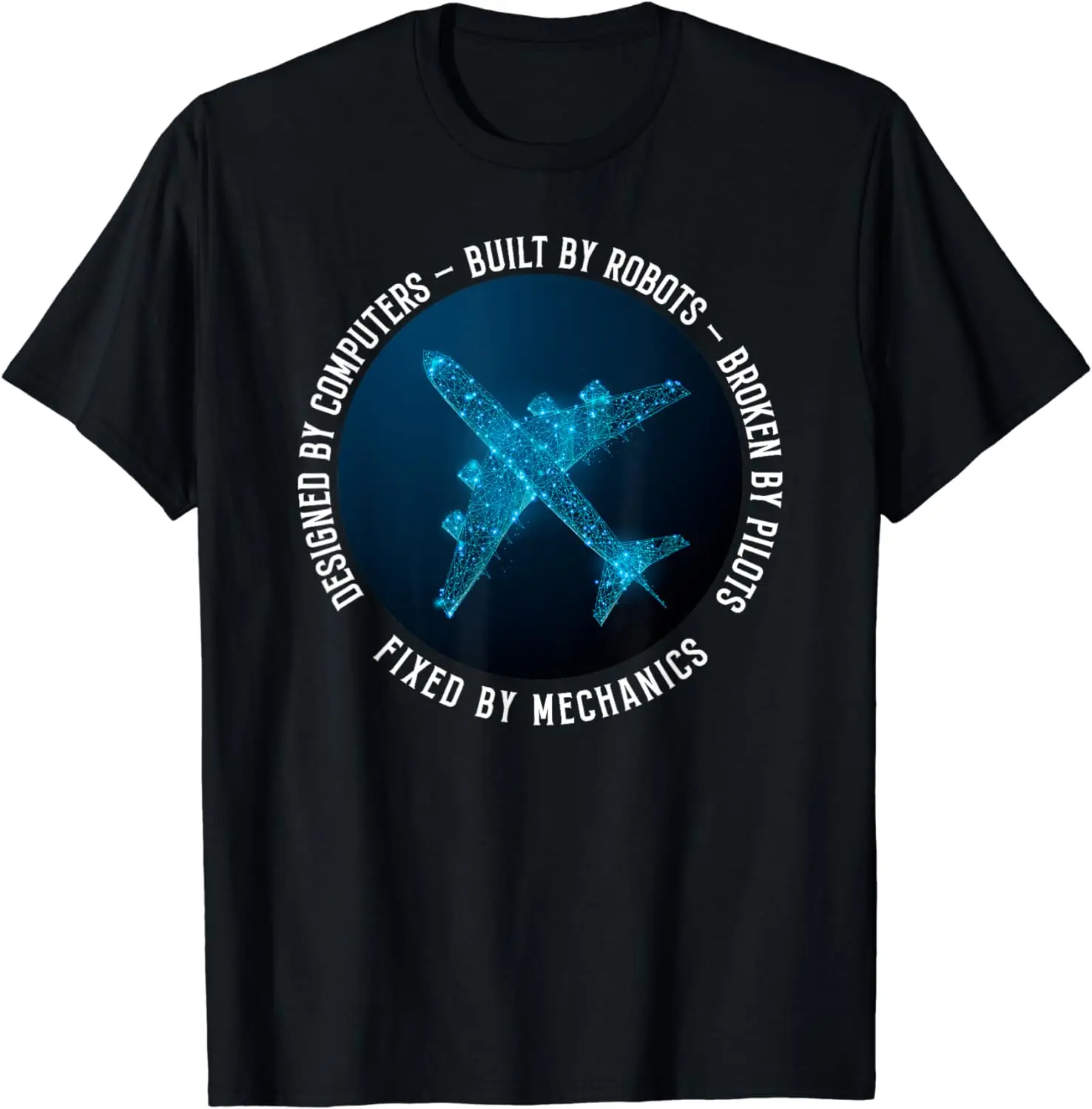 Aviation Mechanic Graphic T-Shirt para Mulheres, Aircraft Tops, Vestuário Técnico Engenheiro, Roupas Engraçadas