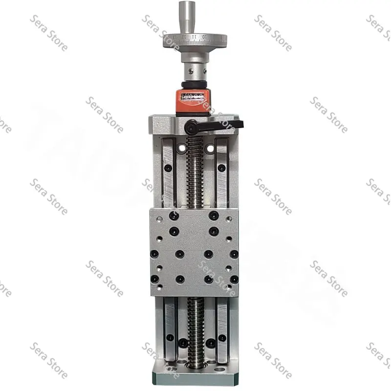 XY-Axis Slide Module T-type Screw Tr1804 Lifting Platform Self-locking Hand-cranked Micro Precision Linear Guide XY Axis S