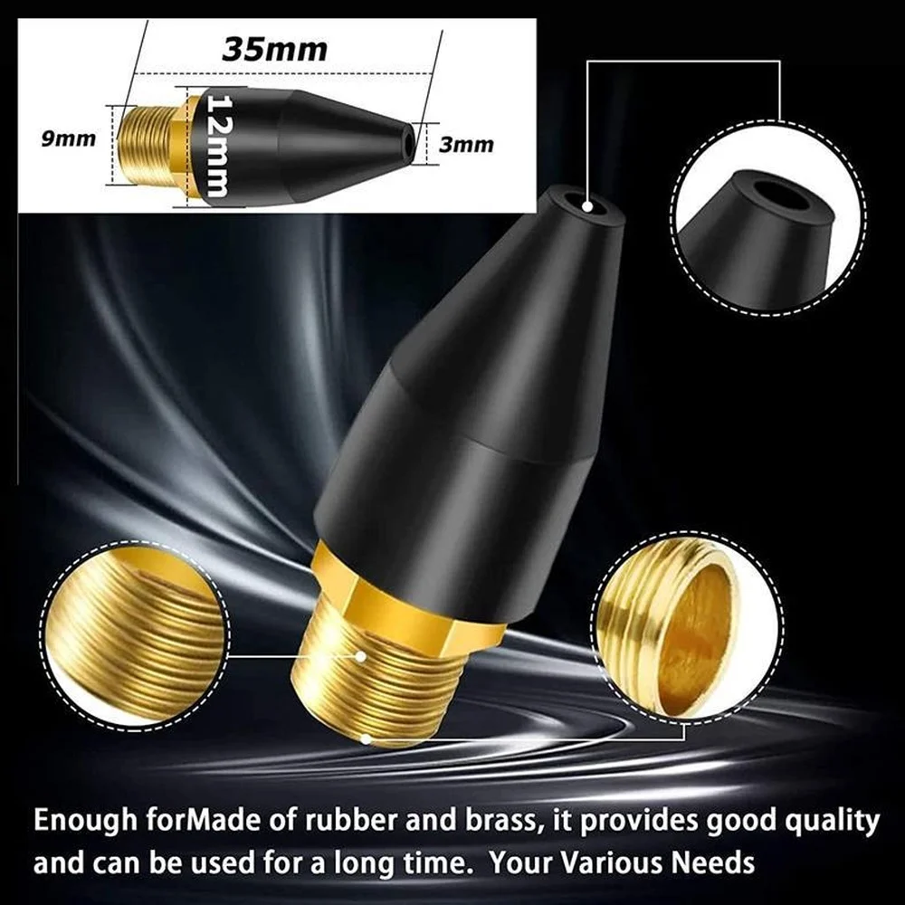 High Quality Rubber Nozzle Pneumatic Accessory Zinc Alloy Safety Dusting Tip Protection Equipment For Efficient Cleaning