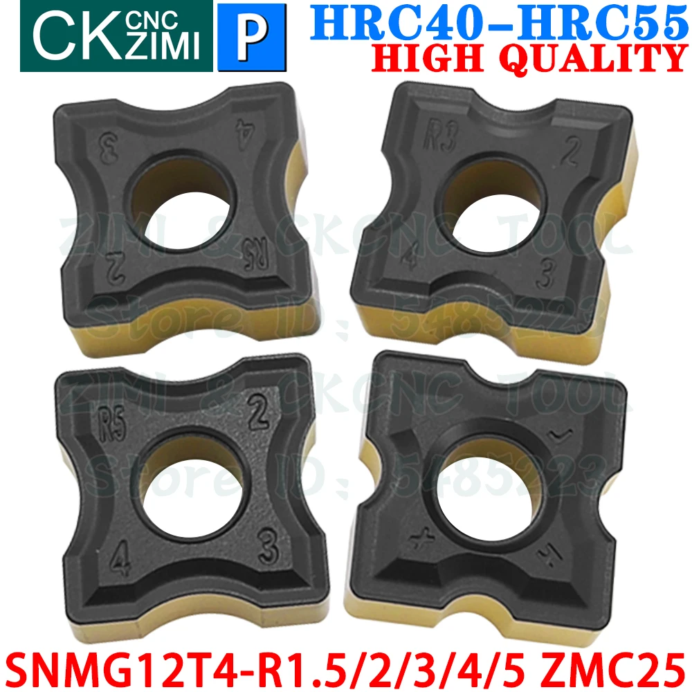 SNMG12T4-R1.5 R2 R3 R4 R5 ZMC25 SNMG Carbide Inserts Chamfering Machine Inserts CNC Turning Cutter Tool for Shipyard Steel Plate