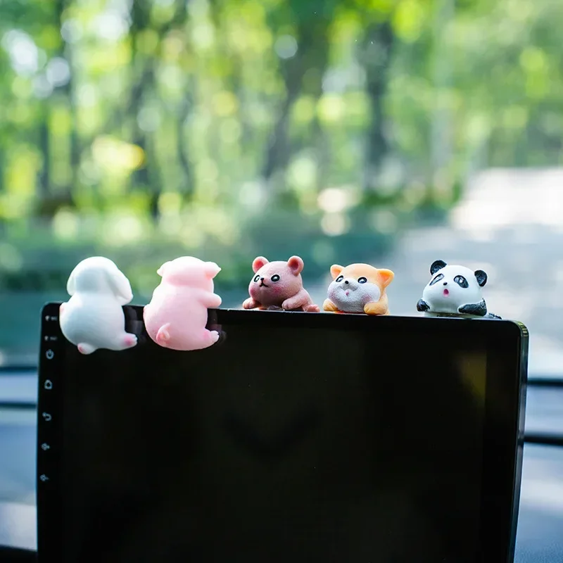 Cartoon Animals, Car Decorations, Monitor Decorations, Cute Car Interiors, Dashboard, Computer Screen Accessories