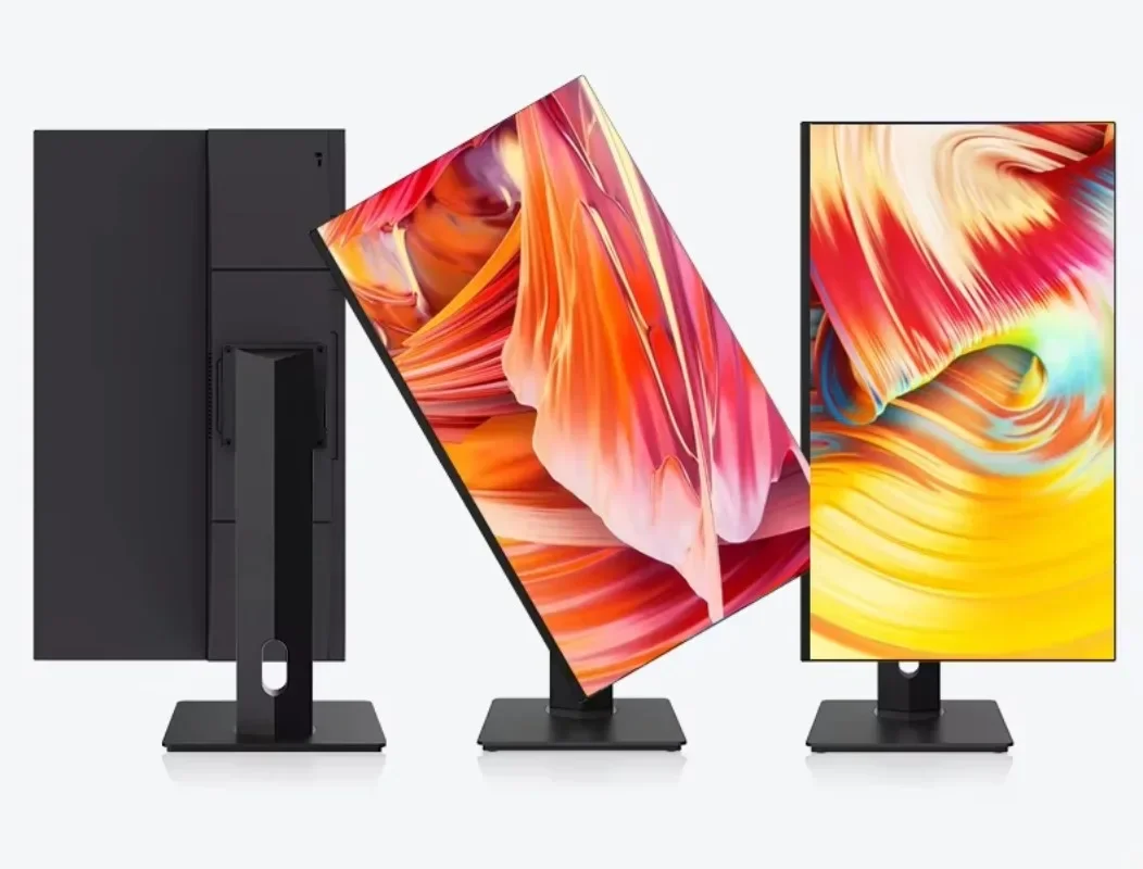 Monitor DisplayPC, 27 pollici 4K 3840 X 2160,60 Hz, 5 ms, Nero Bianco