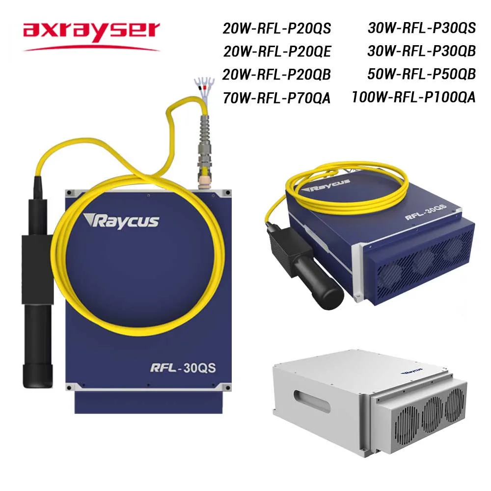 

Raycus Original 20W 30W 50W 100W Q-switched Pulse Fiber Laser Source for Fiber Laser Marking Machine RFL-P20QS RFL-P30QB