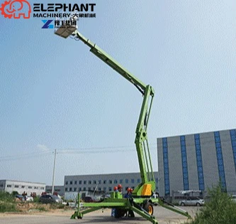 Energy-saving Elevating Boom Lift Cherry Picker Aerial Working Boom Lift For Fruit-Picking Area