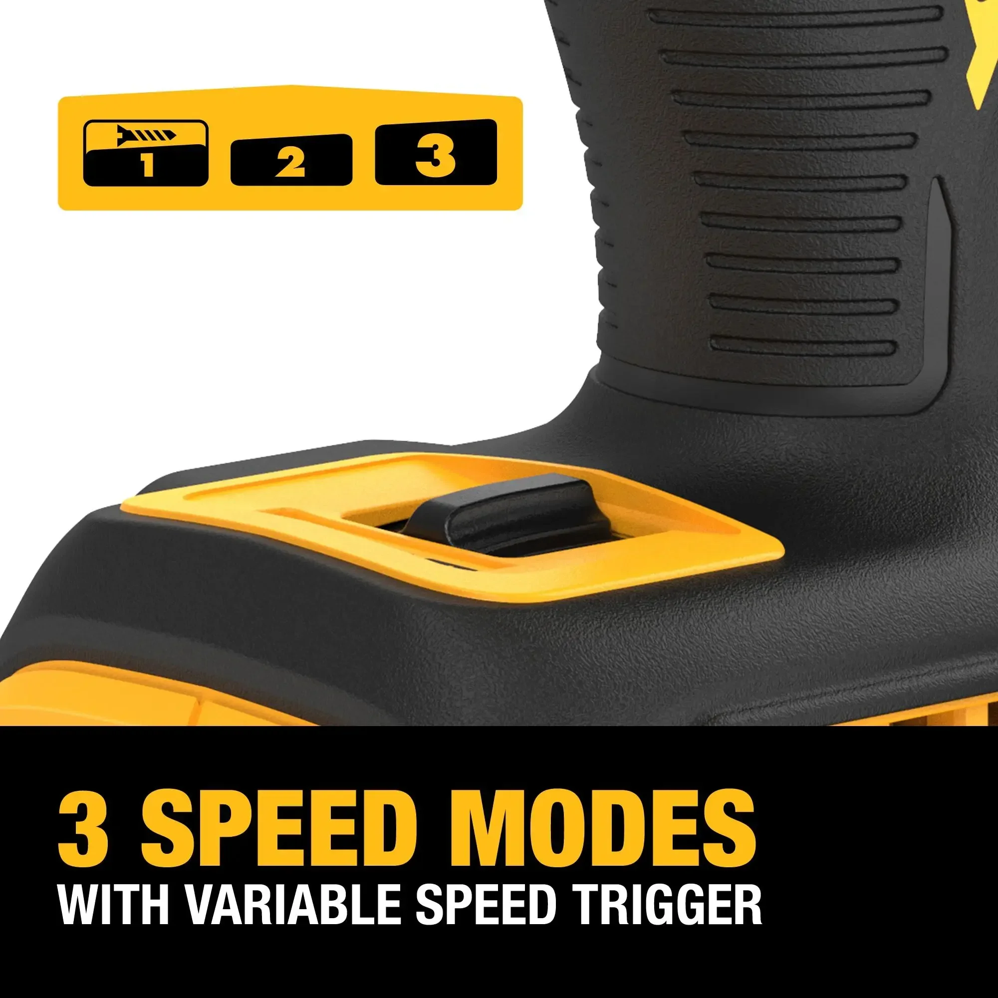 DEWALT DCF845 Brushless Cordless 3-Speed Impact 1/4 in. Driver 20V Lithium Power Tools 206NM