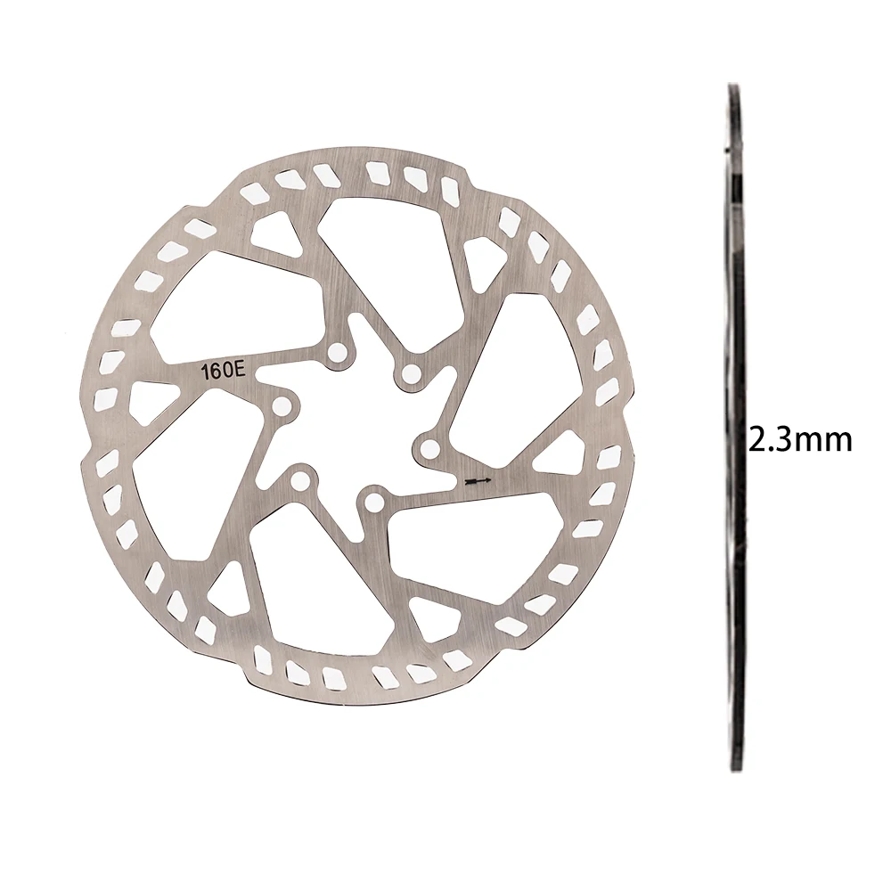 ZTTO Bicycle Brake Rotor 203mm/180mm/160mm 6 Inches Stainless Steel Hydraulic Brake Rotor 2.3m Thickness MTB Road Bike Rotors