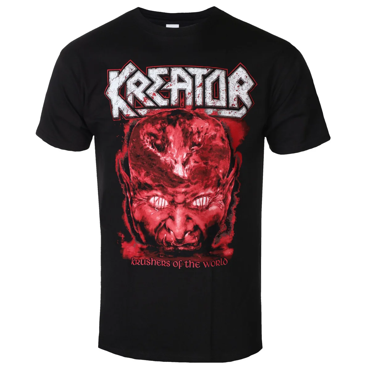 Pop 2026 Kreator Demon Battlefield Printed T-shirt Thrash Metal Band Style Daily T-shirt - Suitable for Both Men and Women