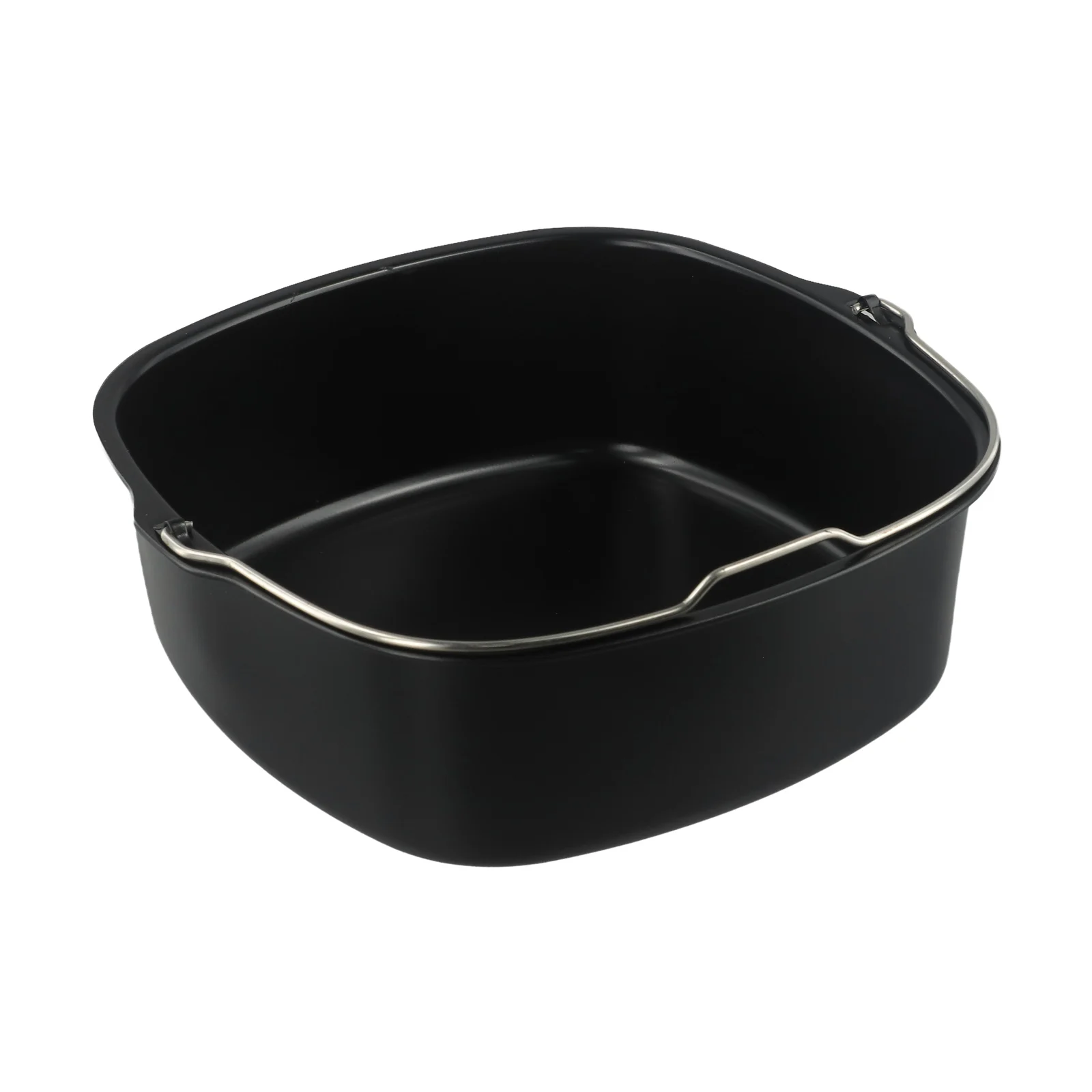 7/8 Inch Non-stick Coated Aluminum Steel Cake Baking Tray Basket Airfryer For Kitchen Baking Dish Air Fryer Accessories