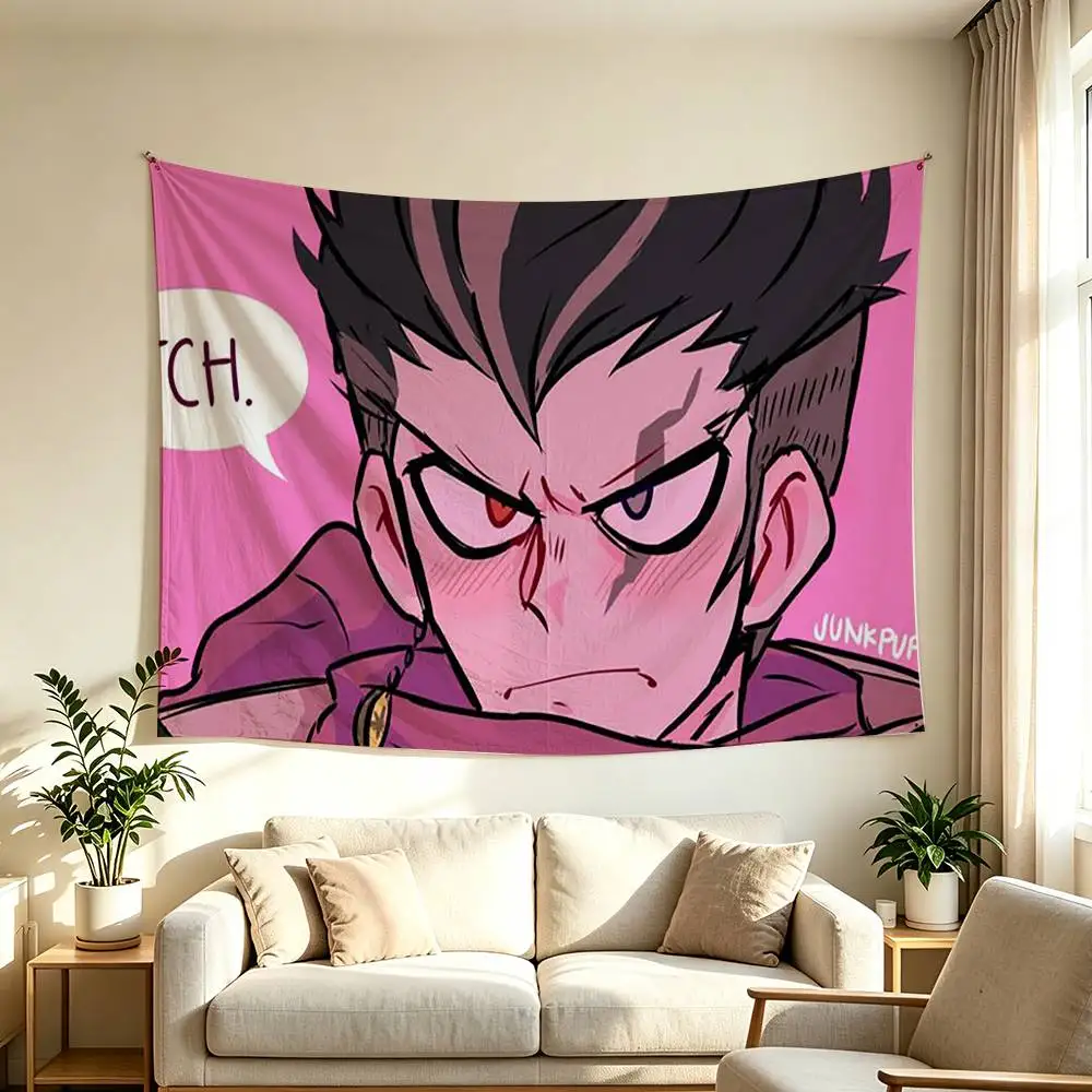 G-Gundham Tanaka Danganronpa 2 Flags Wall Hanging Background Art Banner for Bedroom Home Outdoor Decor 5