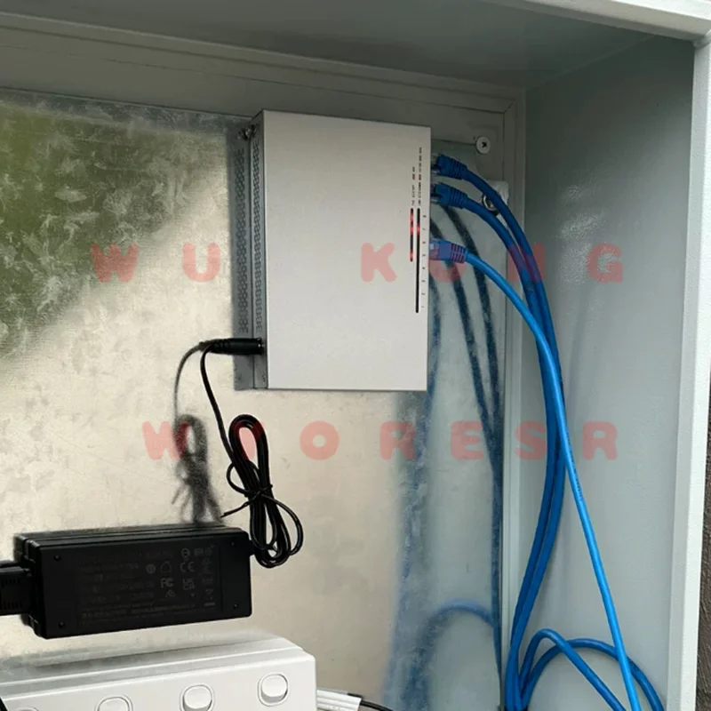 Switch Wall Mount Bracket For UniFi US-8-60W Hollow Frame Sustain Stable Circulation Around Continuously Running Switch Hardware