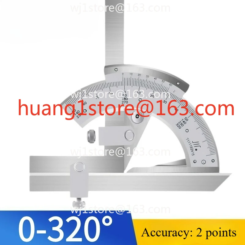 Universal angle ruler 0-320 degrees, multifunctional industrial protractor Universal angle ruler measuring instrument tool