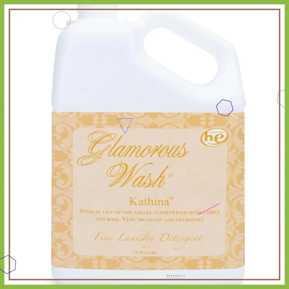 

Жидкое средство для стирки с ароматом цитруса, 128 унций, Glamorous Fine Wash для свежей одежды