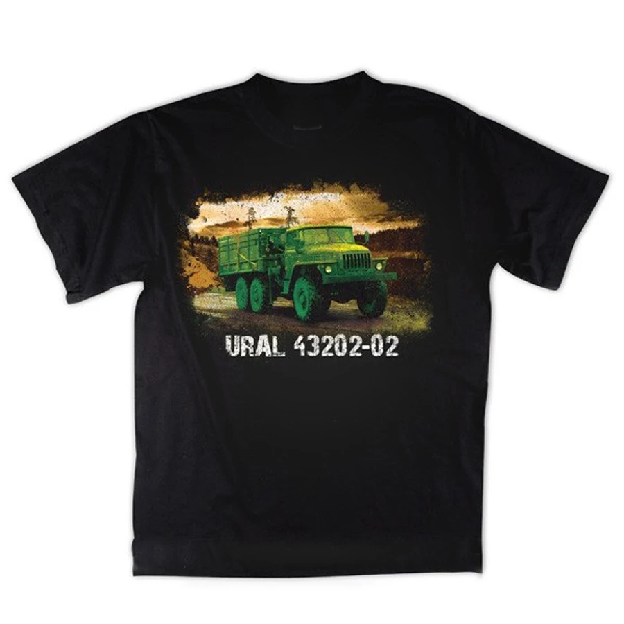 

Soviet Russia Army Off-road Vehicle URAL 4320 General Purpose Truck T Shirt Short Sleeve Casual 100% Cotton O-Neck Mens T-shirt