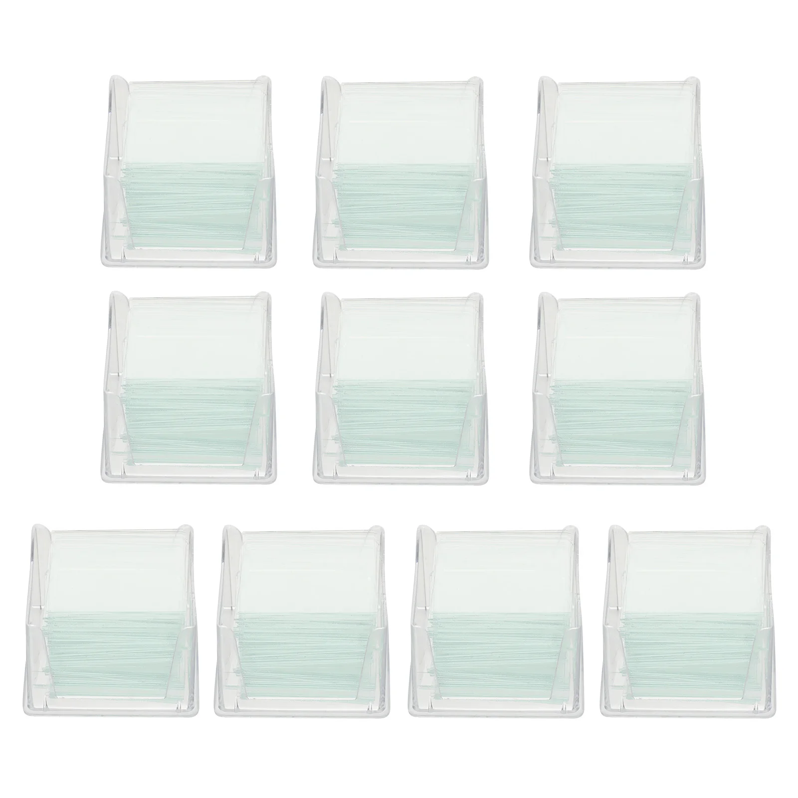 

1000 Pcs/10 Slideshow Cover Slip Coverslips Microscope Glass Accessories