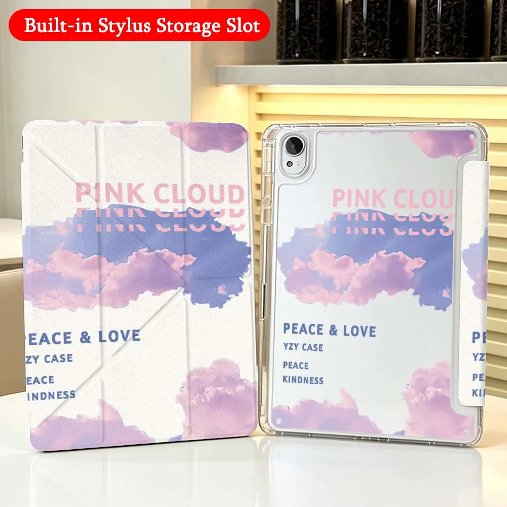 Cartoon Happy Face Art For Huawei Honor Matepad Pad X10 X9 GT Pro V9 9 Air SE 12X 11.5 11 13.2 11.5s inch Foldable Tablet Case