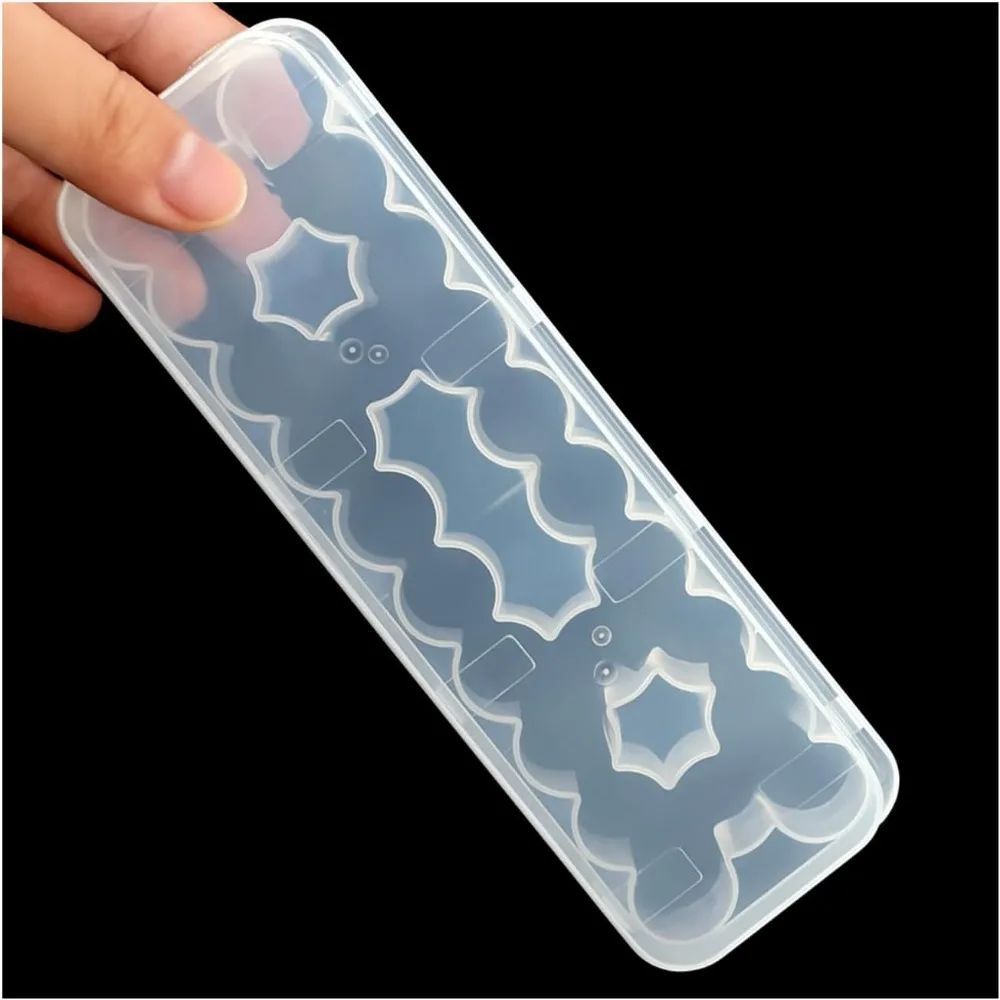 3/5/7/10mL 2/10/24-Slot Vial Storage Case Stackable Plastic Microtube Storage Box Clear Freezer Tube Box Refrigerator Organizer