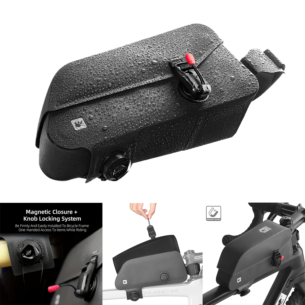 Bicycle Top Tube Bag Waterproof Large Capacity Pannier Bag Road Bike MTB Front Frame Bag Cycling Accessories