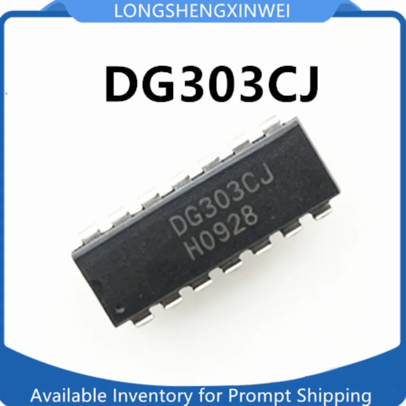 1PCS New DG303CJ Original DIP14 Interface Analog Switch Chip Multiplexer Chip Demultiplexer IC in Stock