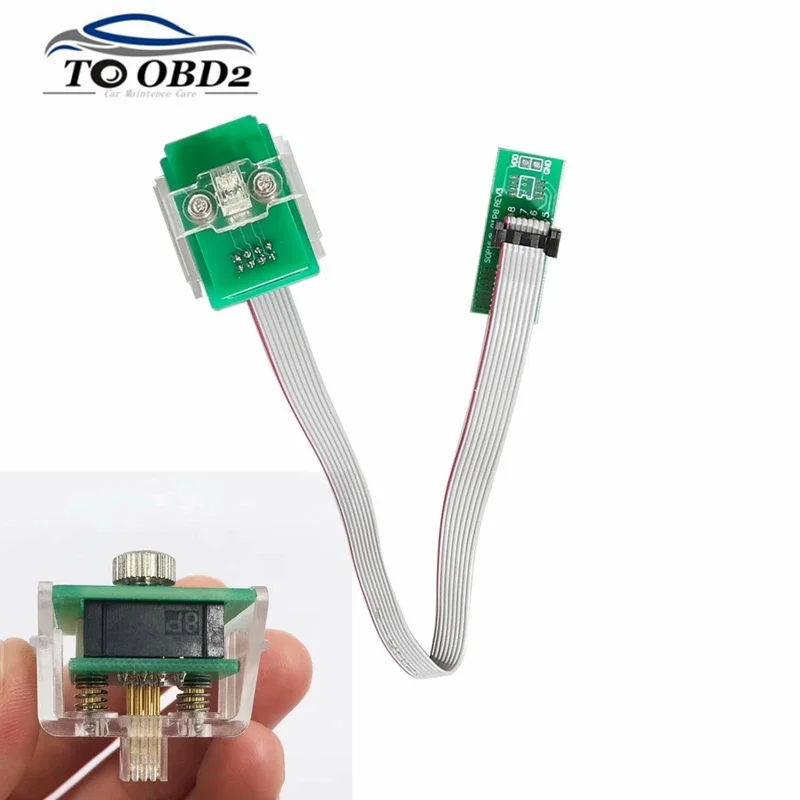 Adapter EEPROM 8Pin Line Clip Soic 8 sop8 test clip Eeprom Clip Socket Clip Supports XPROG V6.12/UPA/Orange/CG PRO 9S12/iProg