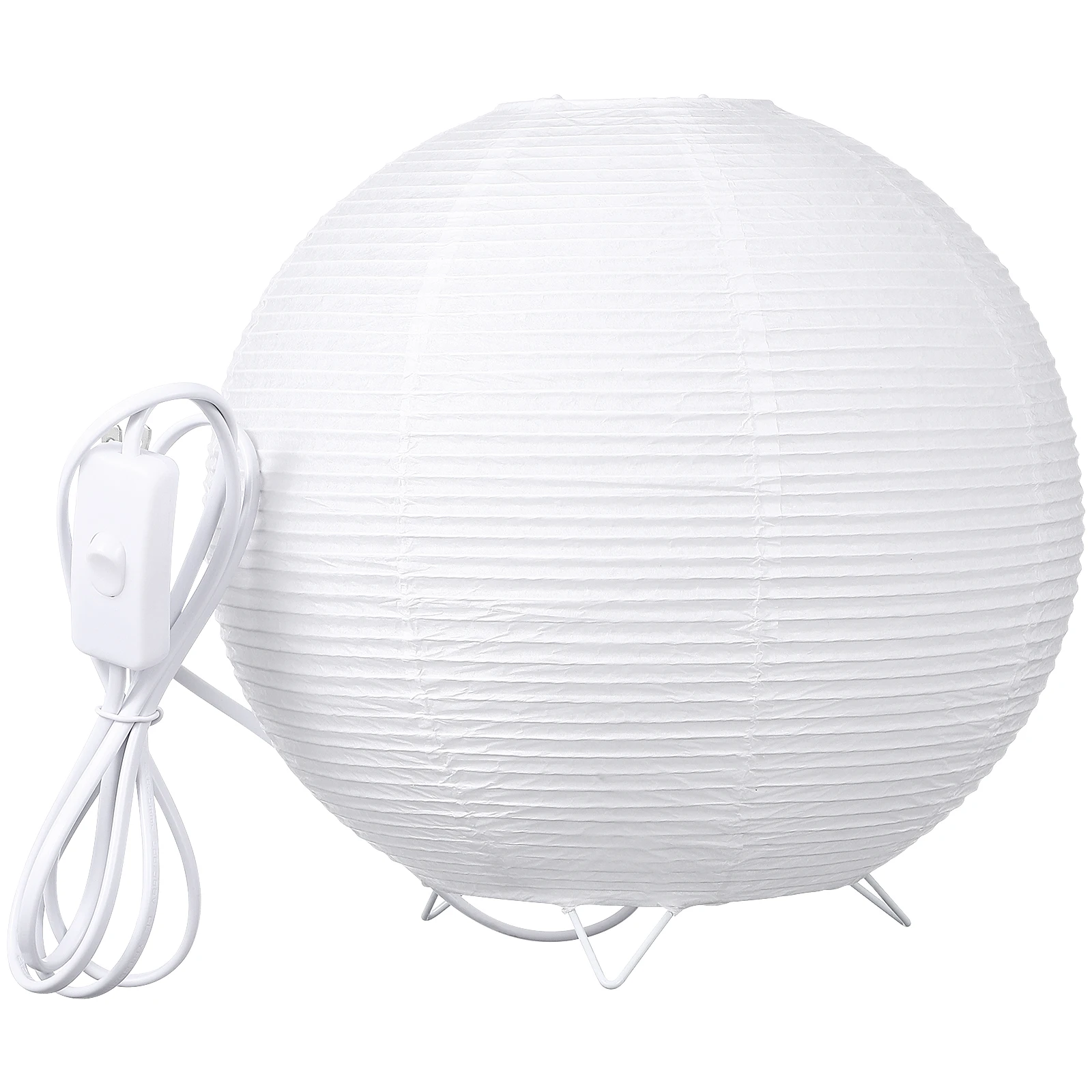 

Paper Lantern Night Light Bedside Lamp Rice Paper Desk Lamp E14 Bulb Bedroom Dorm Table Lighting Japanese Lantern
