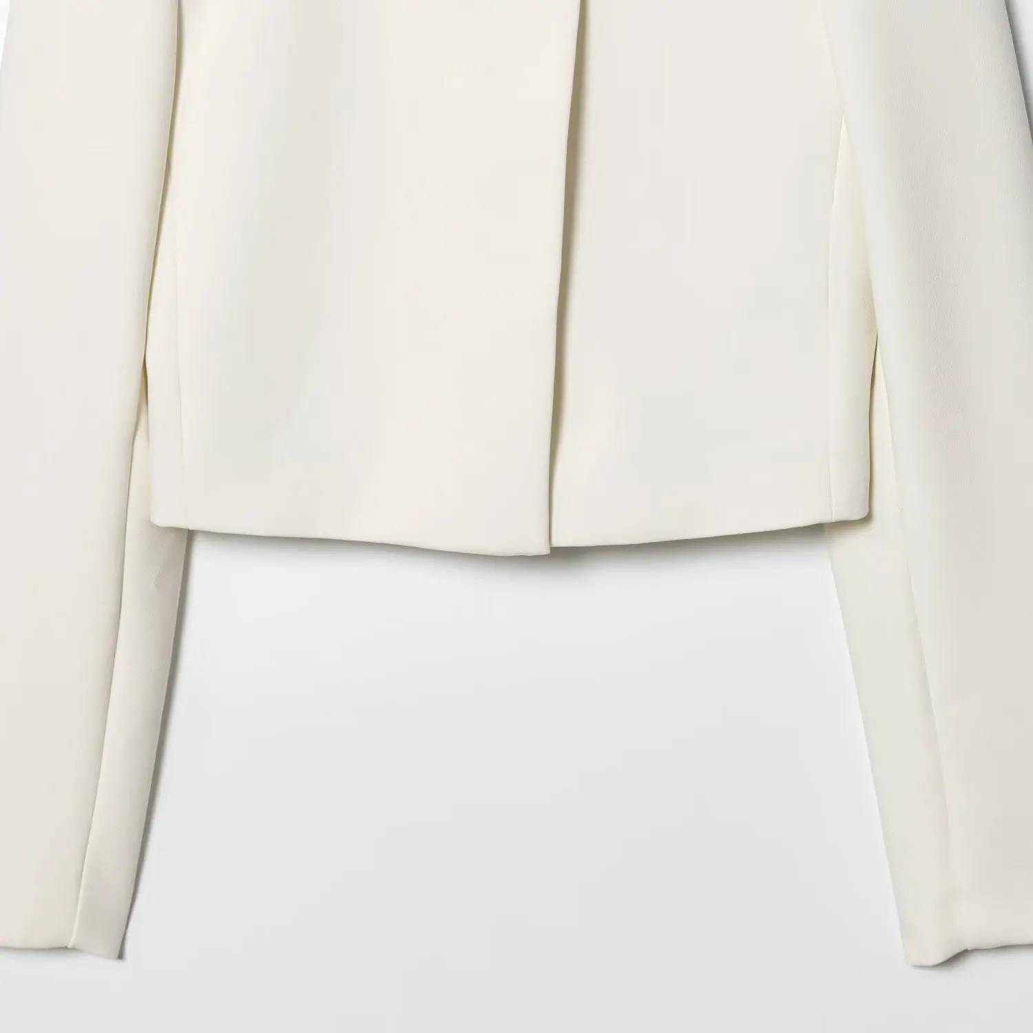 

Faionable Pure Color ort Suit Jaet Women's Sle Autumn New Arrival Warm Polyester Fiber Versatile Quali Outerwear