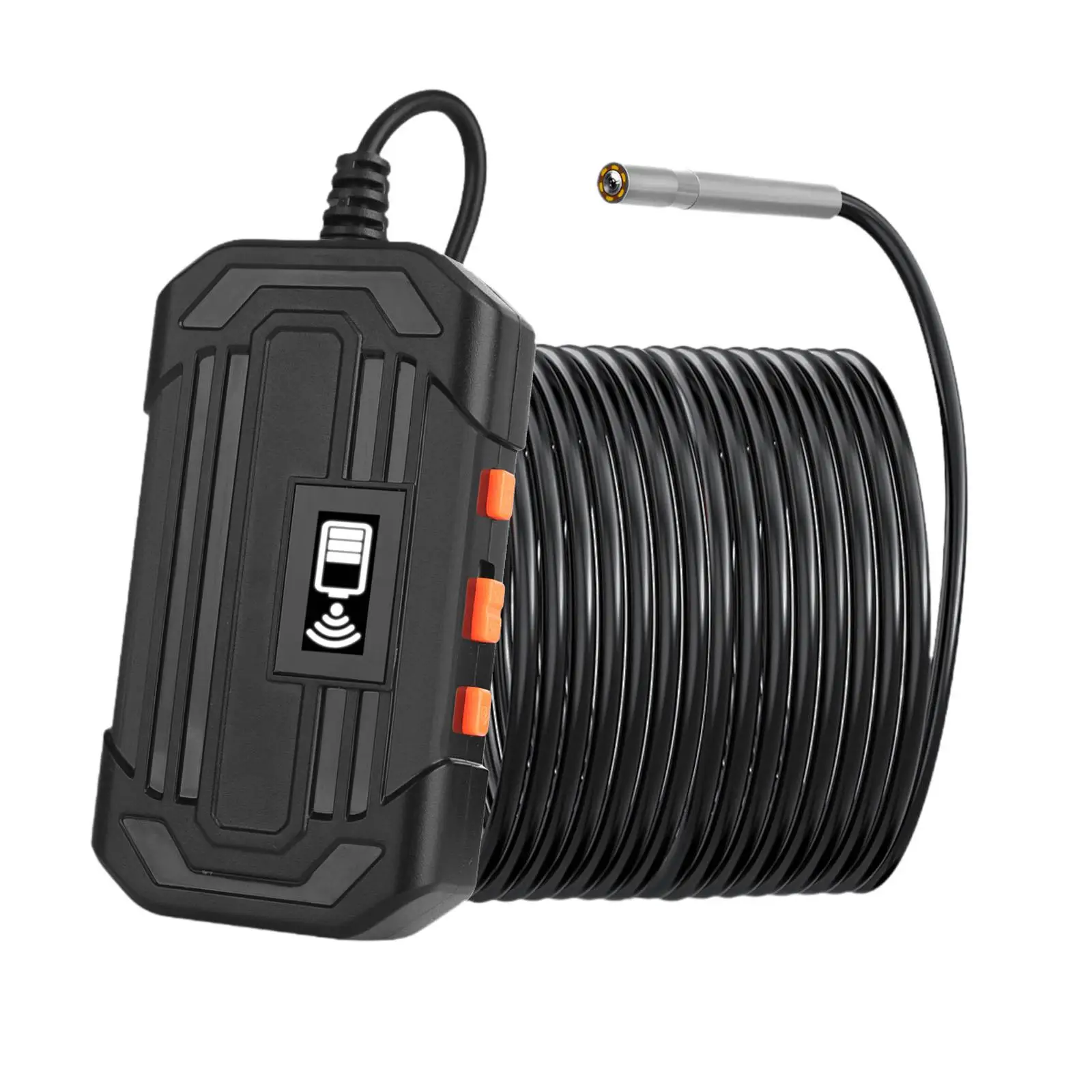 Endoscope Camera with Light 3.9mm Lens 5cm~500cm 4H 70 Degrees Viewing Angle 2 Million Pixels 6 LEDs Inspection Camera Accessory