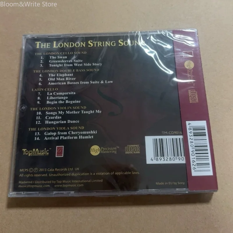Classical Geoffrey Simon Music CD The London String Sound Album Music Record Walkman Car Soundtracks Box Party Music Gifts