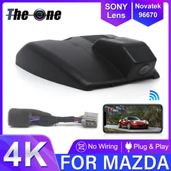 For Mazda CX-5 CX-4 CX5 CX4 2017-2024 Left-Hand Drive 4K HD Dash Cam for Car Camera Recorder Dashcam WIFI Car Dvr