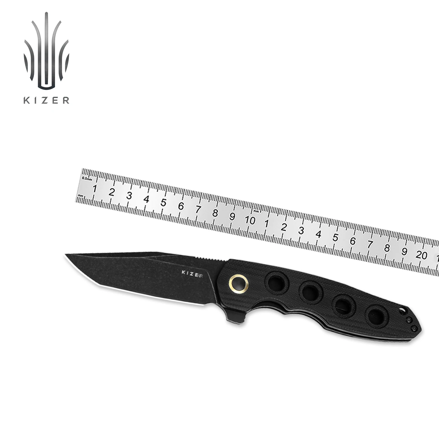 Kizer EDC Pocket Knife Z-82 V4568A1 G10 Handle With Nitro V Blade Survival Outdoor Tactical Tools Knife