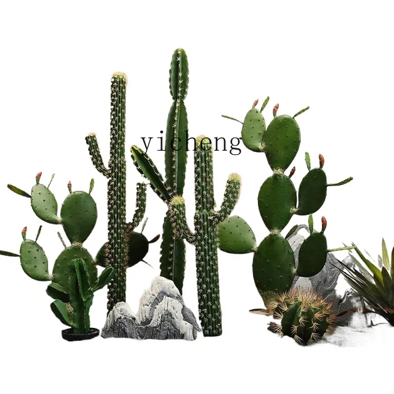 simulation cactus landscape plant landscaping indoor window decoration ornament