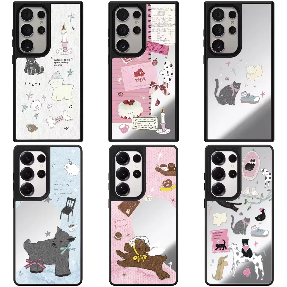6081888 Mirror Magnetic Case: Compatible with Samsung Galaxy S23 U S24U S25 S26 Ultra S25+ S26 Plus Shell