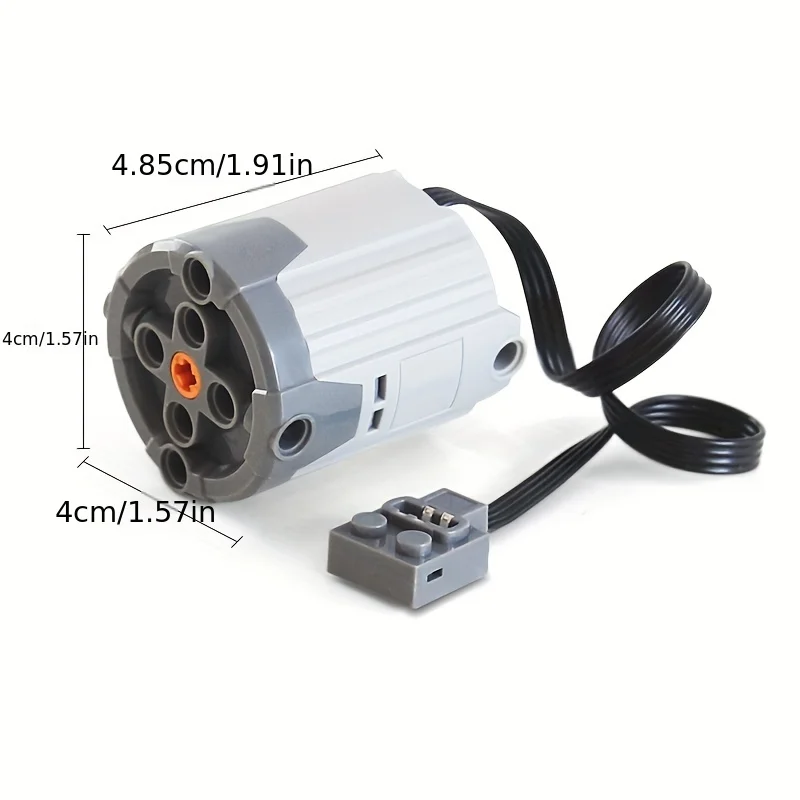 El grupo de maquinaria de tecnología MOC modifica el motor XL, el motor de explosión negro, piezas de montaje PF de potencia, grupo de bloques de construcción, 2 piezas