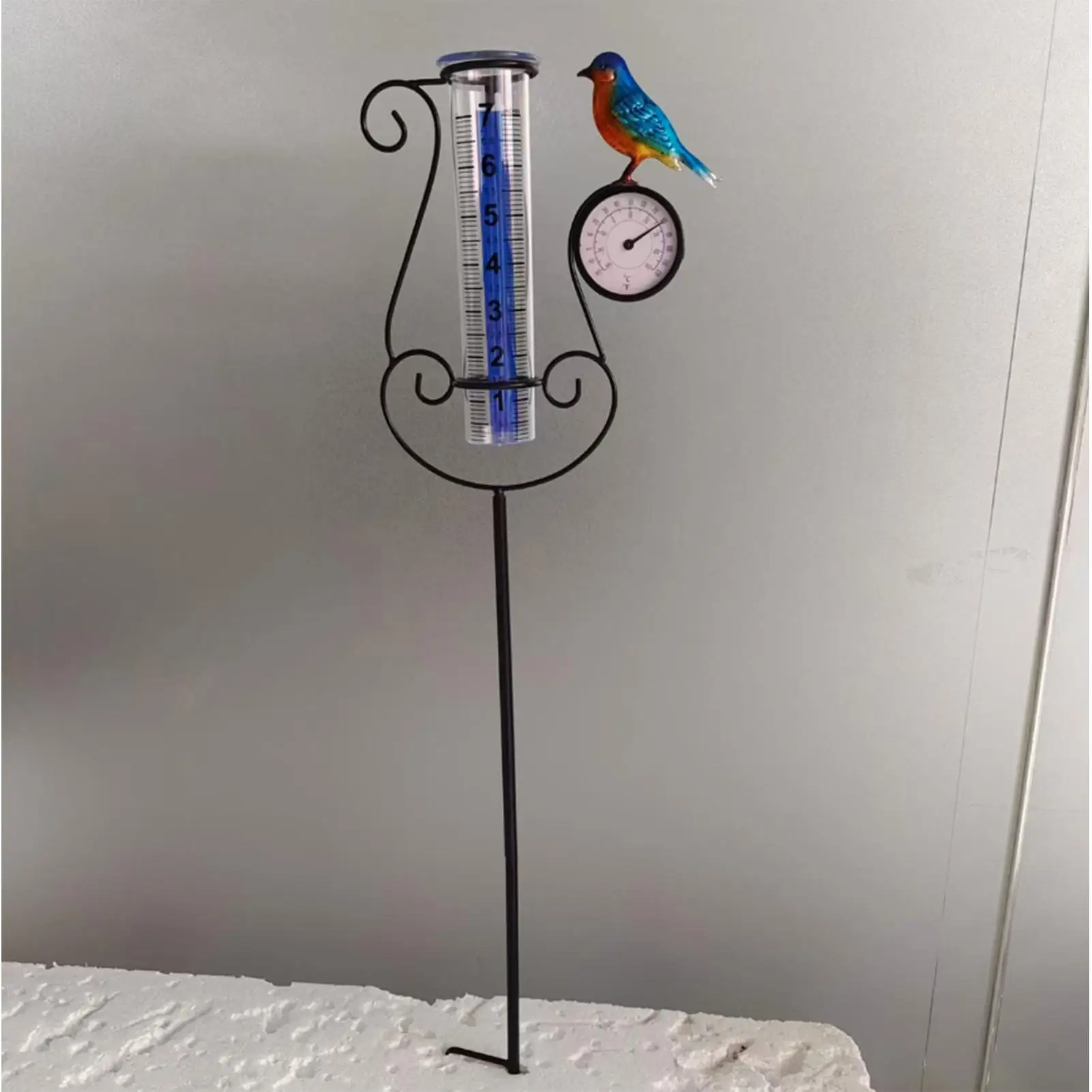 New Outdoor Garden Rain Gauge Freeze Proof Rain Gauge Outdoor Best Rated For Garden Deck Lawn With Numbers Adjustable Height
