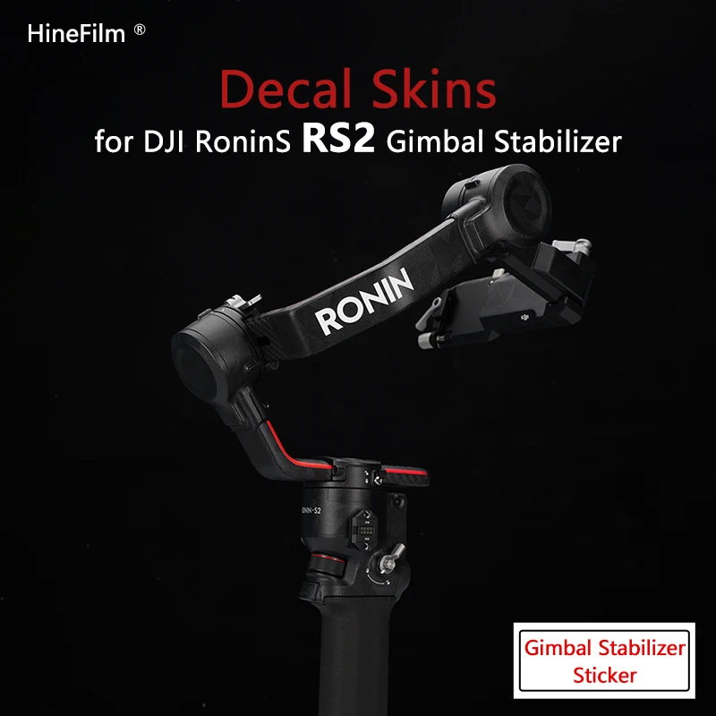 RS2 Stabilizer Gimbal Premium Decal Wrap Skin for DJI Ronin RS 2 Gimbal Gear Protector Anti-scratch Cover Film Sticker