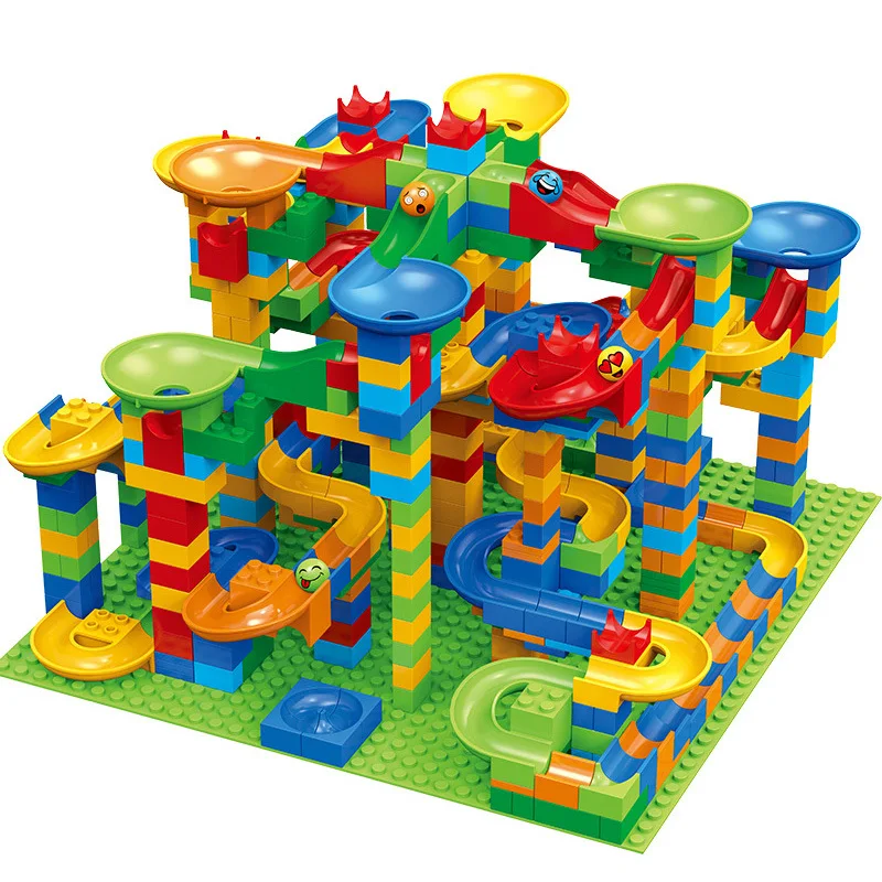Kinderrutsche kleiner Blockblock Montagepartikel DIY Lernspielzeug Geschenk