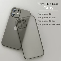 For Iphone 12 Pro Max 12 mini Ultra-thin Matte Phone Case For Apple iphone12 Pro Max Bare Machine Feel Feather PP Cover Case