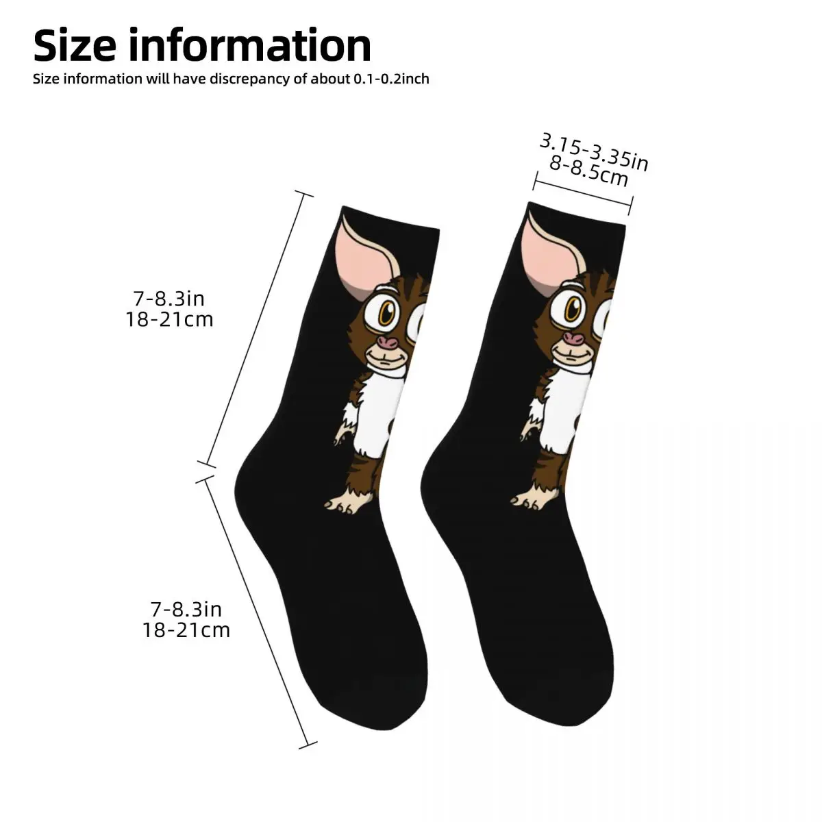 Gremlins Gizmo Mogwai Men Women Socks Leisure Applicable throughout the year Dressing Gifts ,Search 'Gizmo' more in store