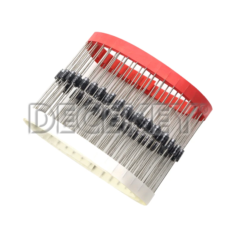 100pcs 1N4007 rectifier diode IN4007 1A 1200V DIP DO-41 Schottky diode