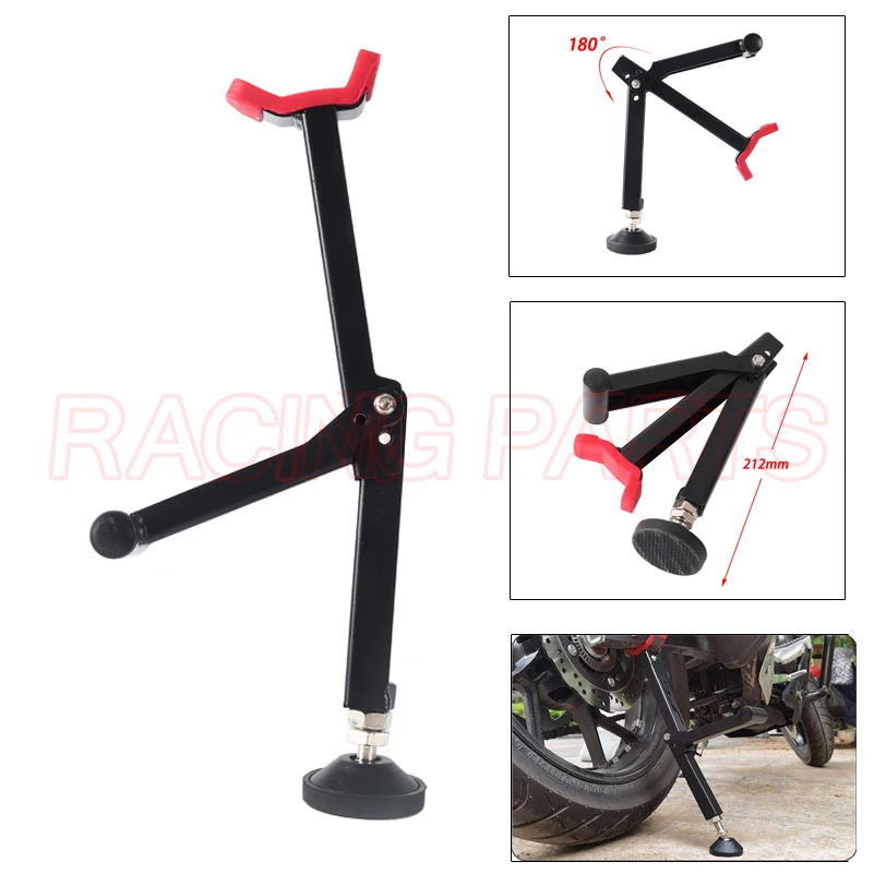 Easy To Carry Hand Support Portable Motorcycle Universal Wheel Stand Support Wheel Support Frame Save Effort Tire Repairing Tool