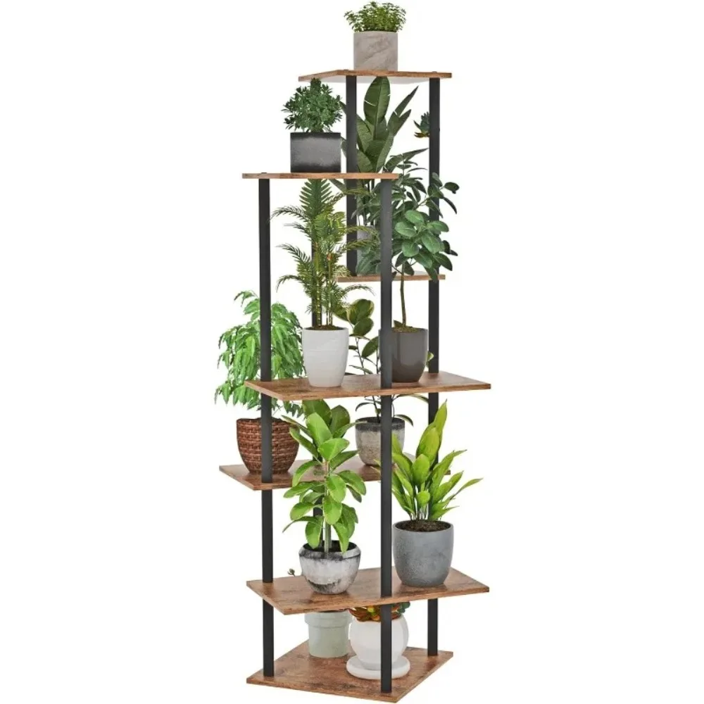 Plant Stand Indoor, Modern Plant Shelf, Corner Flower Pot Holder Organizer for Living Room Balcony Patio Garden